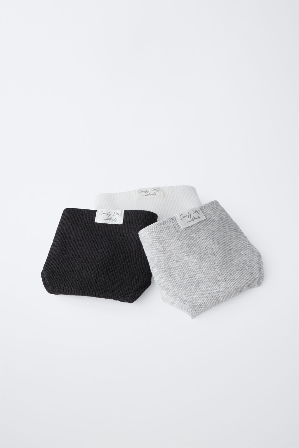 9-14 A?OS/ PACK TRES BRAGUITAS ETIQUETA / Blanco / Negro - Zara фото 6