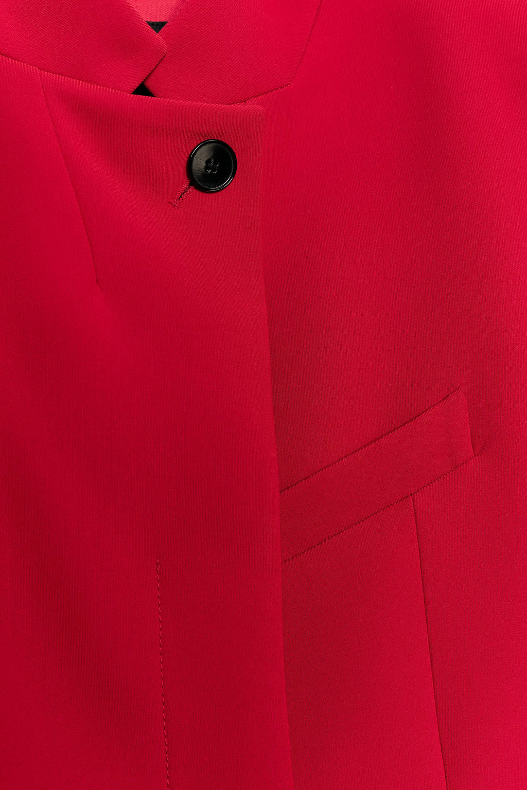 BLAZER CROPPED MANGA CORTA ZW COLLECTION / Rojo - Zara фото 7