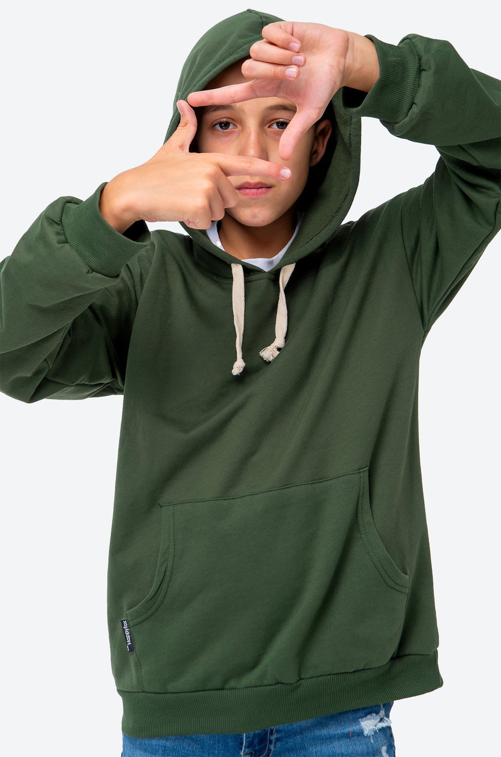 Толстовка для мальчика из футера с начесом Happyfox