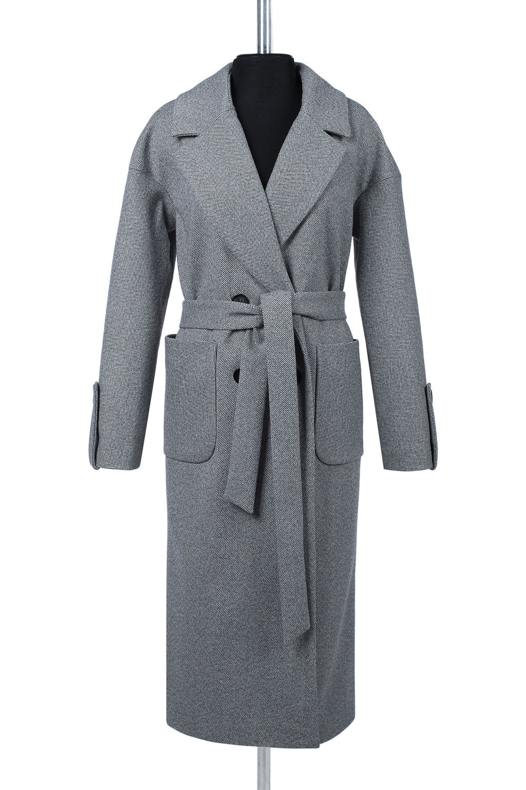 01-12273 Пальто женское демисезонное (пояс)