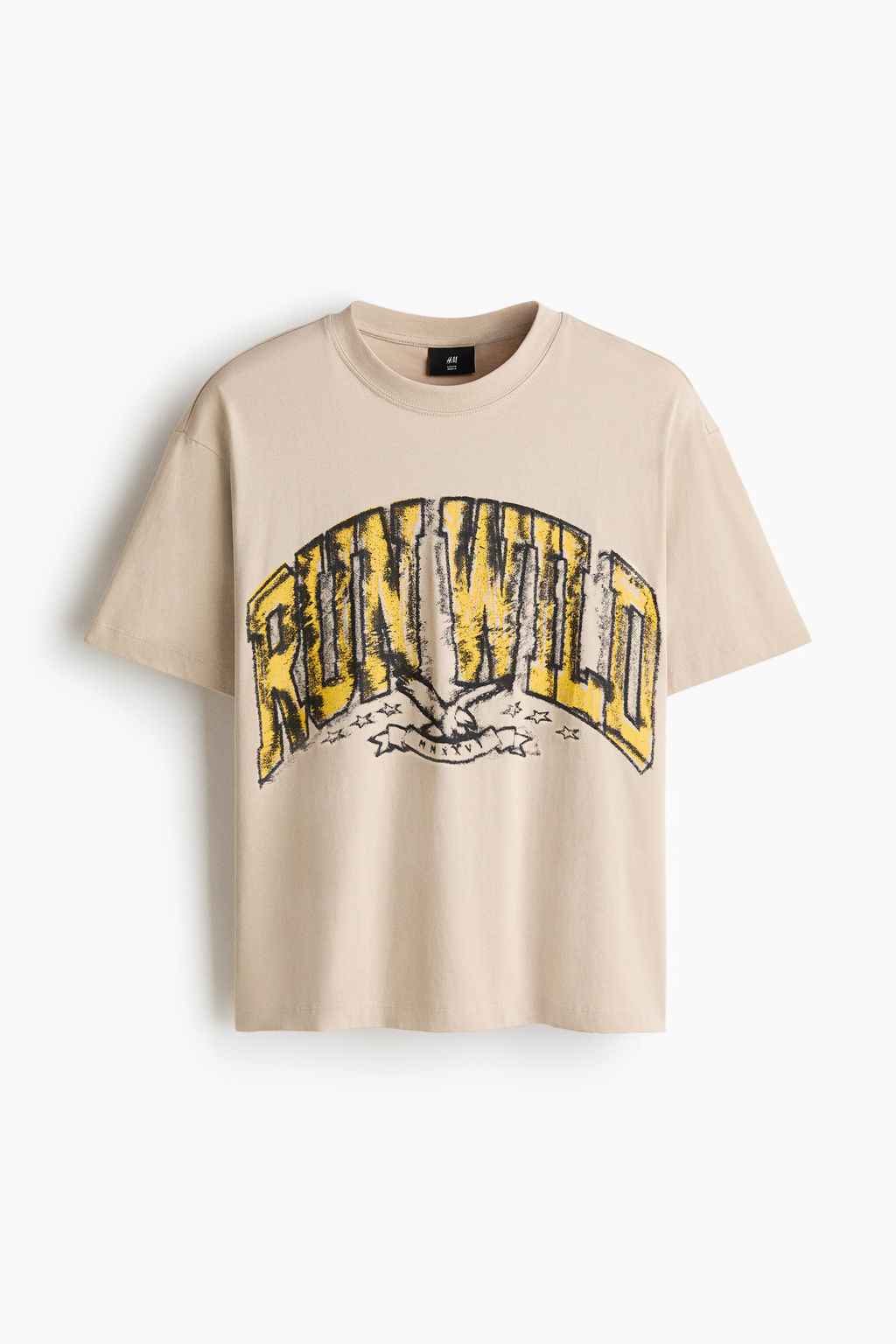 Camiseta con estampado Loose Fit - H&m фото 3
