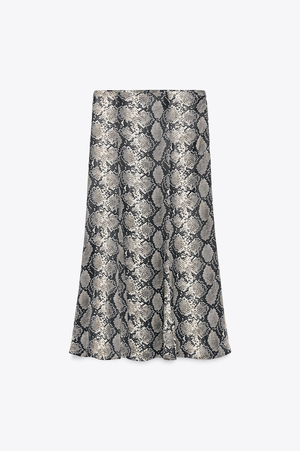 ANIMAL PRINT SATIN MIDI SKIRT - Zara фото 8