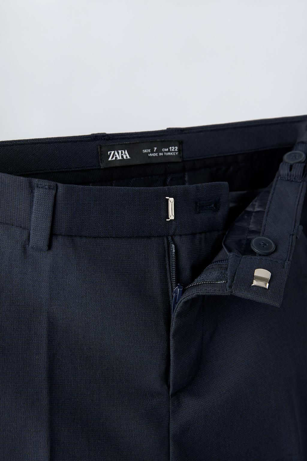 DOKULU KLASIK PANTOLON - Zara фото 3