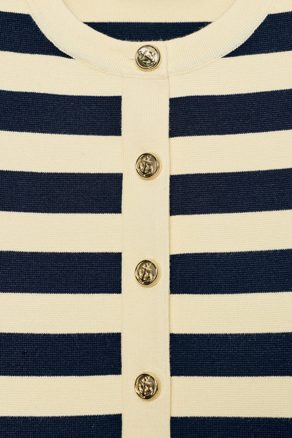 CHAQUETA PUNTO RAYAS MANGA CORTA / Rayas - Zara фото 7