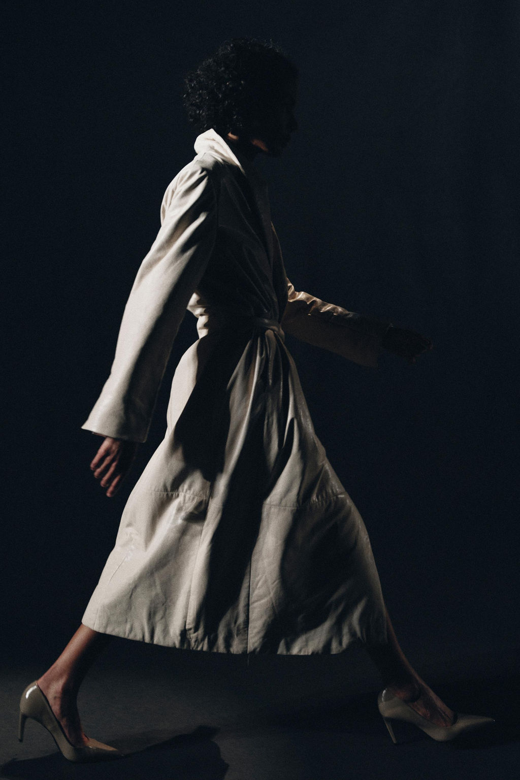 ZW COLLECTION LIMITED EDITION QUILTED LEATHER COAT - Zara фото 13