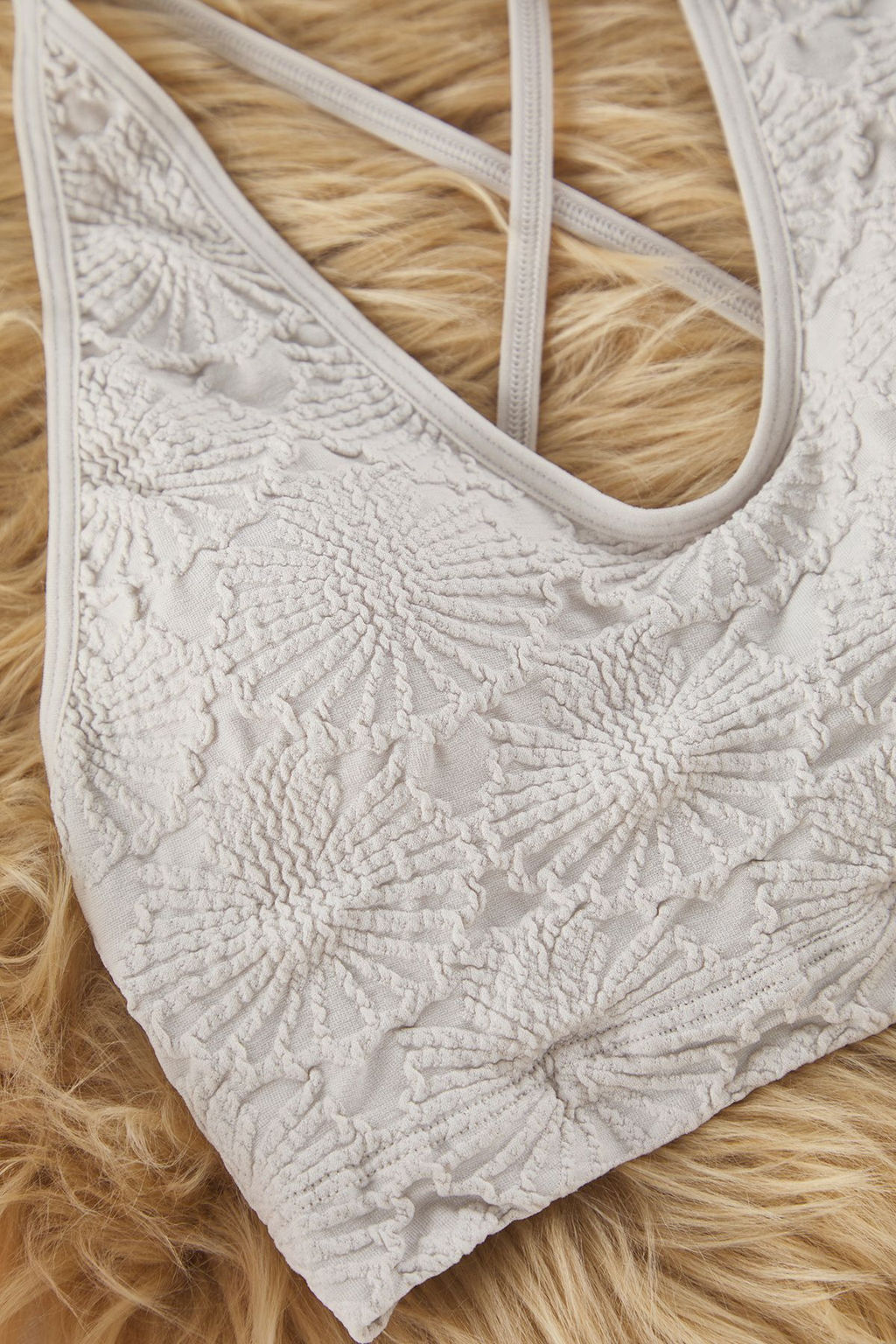 TRENDYOLMILLA Tas Cicekli Seamless/Dikissiz Balensiz Kapl? Bustiyer Orme Sutyen THMSS25SU00023  фото 9