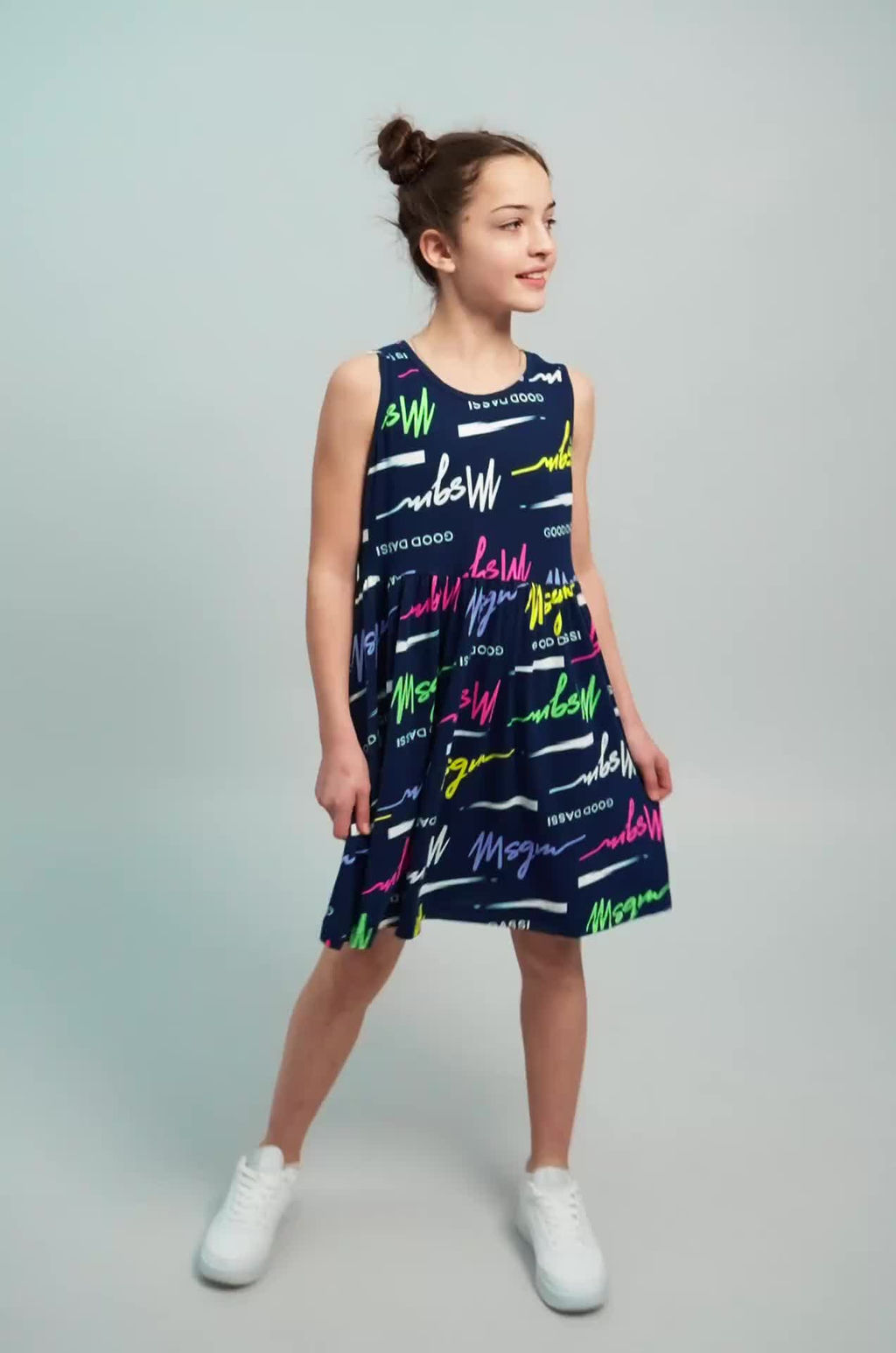 Летнее платье из бамбука для девочки Happyfox