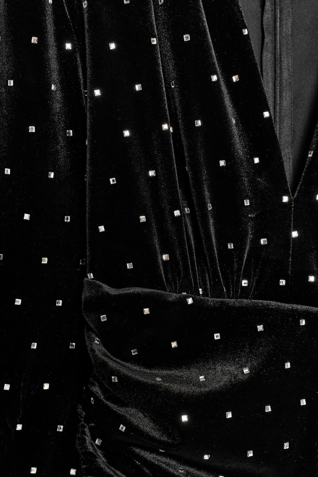 SPARKLY VELVET MIDI DRESS - Zara фото 9