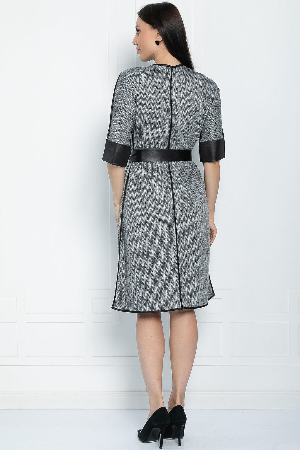 Платье Селин (серое) П11302 - Lt collection фото 2