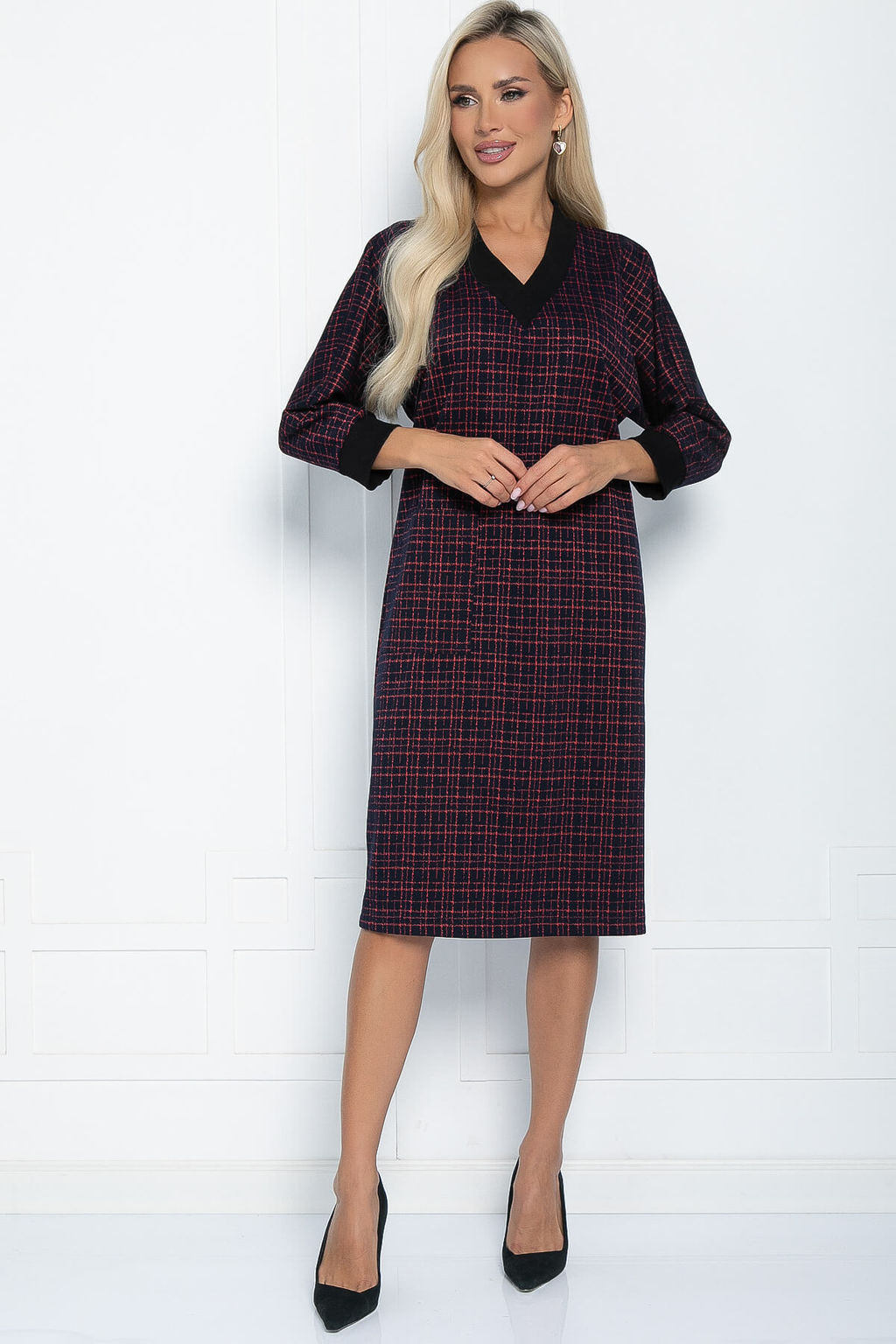 Платье Любите женщину (темно-бордовое) П11191 - Lt collection фото 5