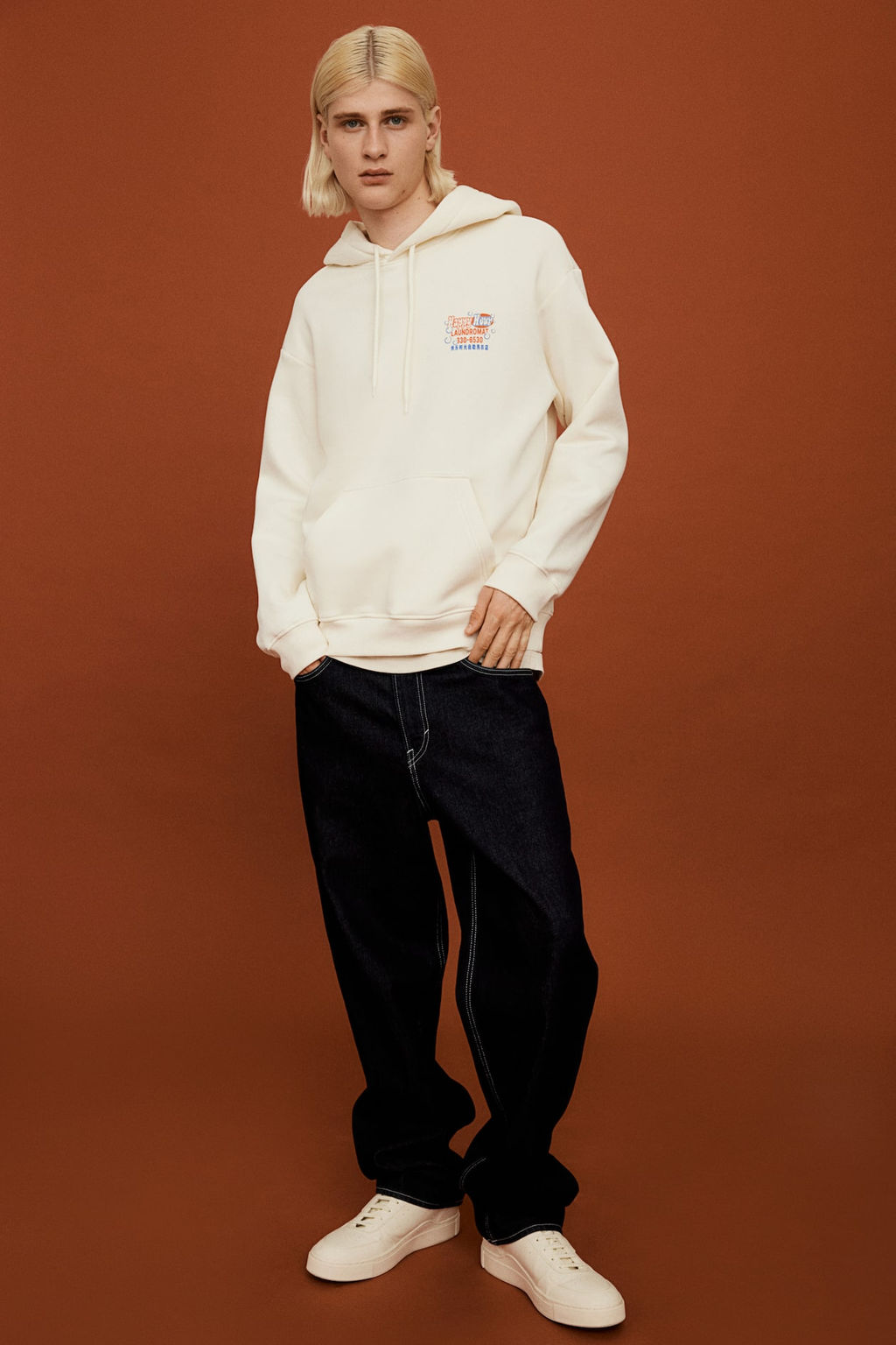 Sudadera con capucha y estampado Loose Fit - H&m фото 2