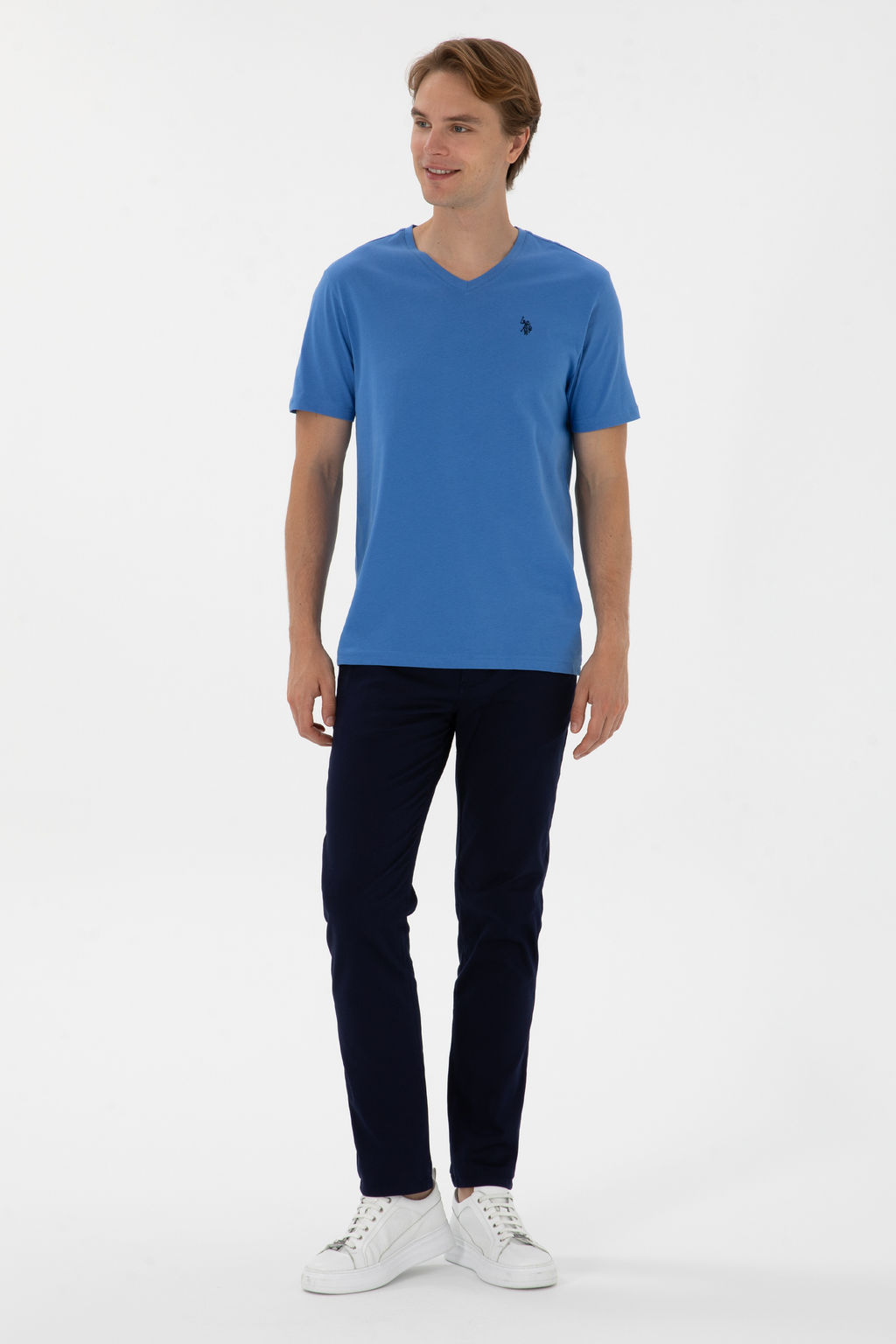Erkek Regular Fit Lacivert Kanvas / Chino Pantolon - U.s. polo assn фото 9
