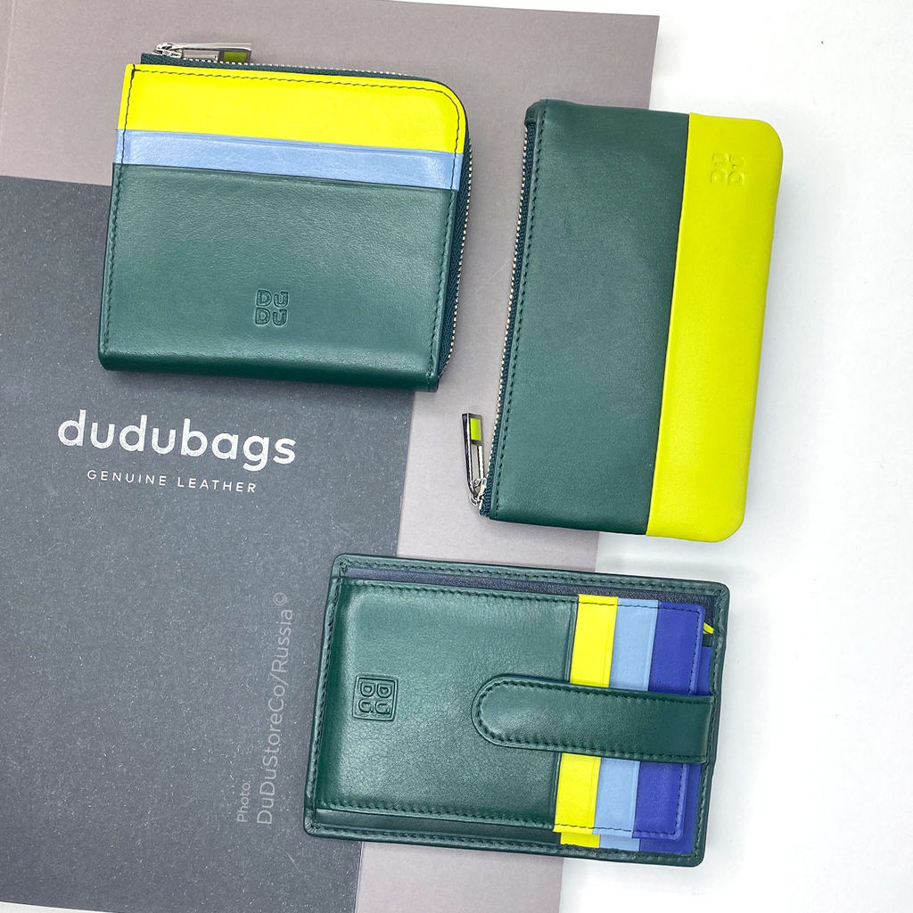 Итальянская кожаная ключница DuDu серии Kimolos | зеленый - Dudubags фото 7