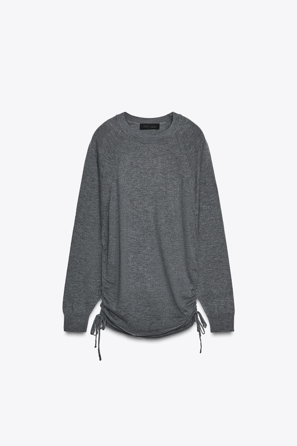 KNIT SWEATER WITH TIE DETAILS