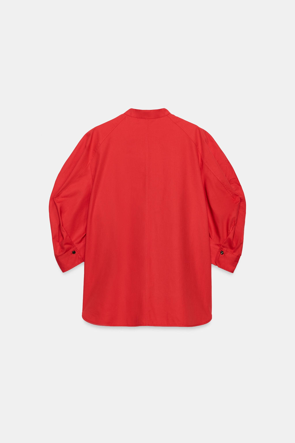 CAMISA MANGA ABULLONADA ZW COLLECTION / Rojo - Zara фото 6