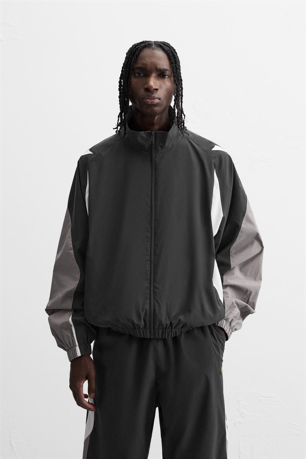 COLOUR BLOCK TECHNICAL JACKET - Zara фото 2