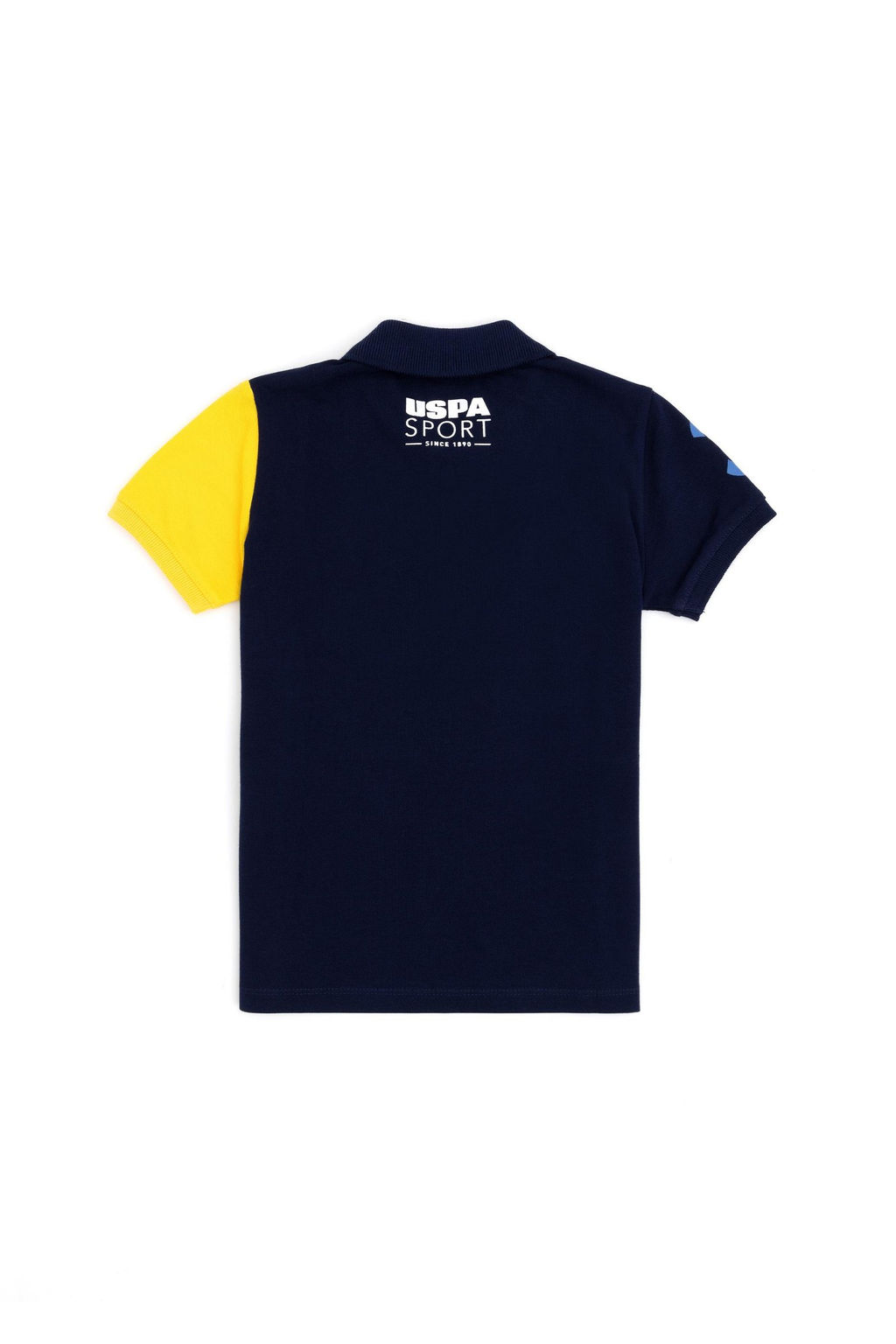 U. S. Polo Assn / Темно-синяя футболка с воротником-поло для мальчика - U.s. polo assn фото 2