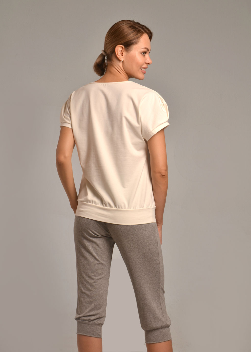 Комплект с бриджами ВИКТОРИЯ (молоко №18) - Ивановская трикотажная компания фото 2