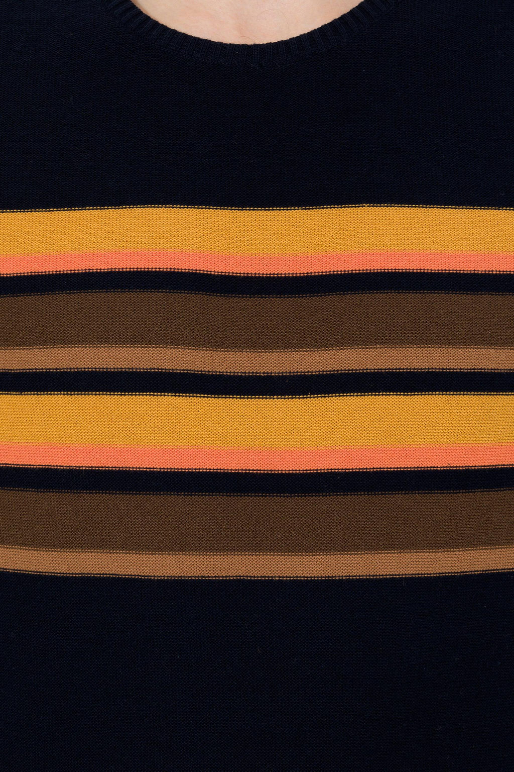 U. S. Polo Assn Мужской темно-синий трикотажный свитер с круглым вырезом - U.s. polo assn фото 6