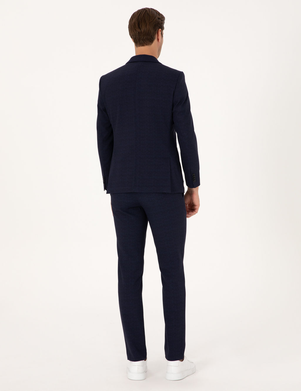 Lacivert Extra Slim Fit Tak_m Elbise