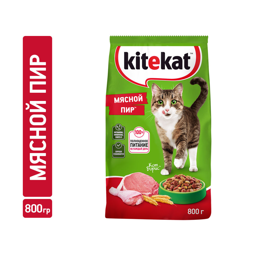 Сухой корм для кошек мясной пир 10132140