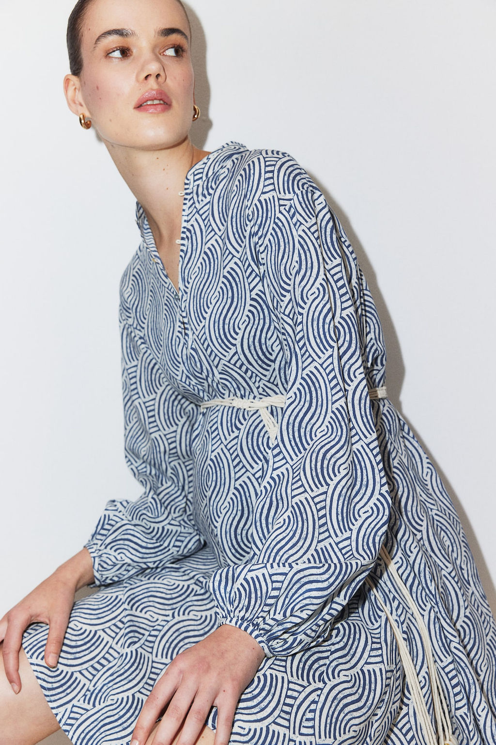 MAMA Vestido con cinturon de macrame - H&m фото 2