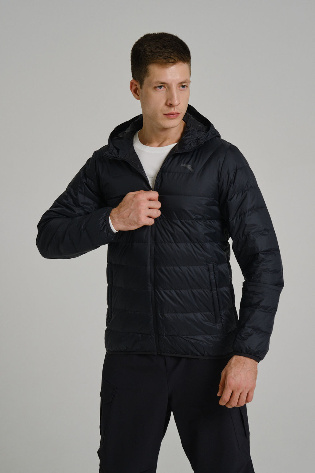 Пуховик легкий Черный