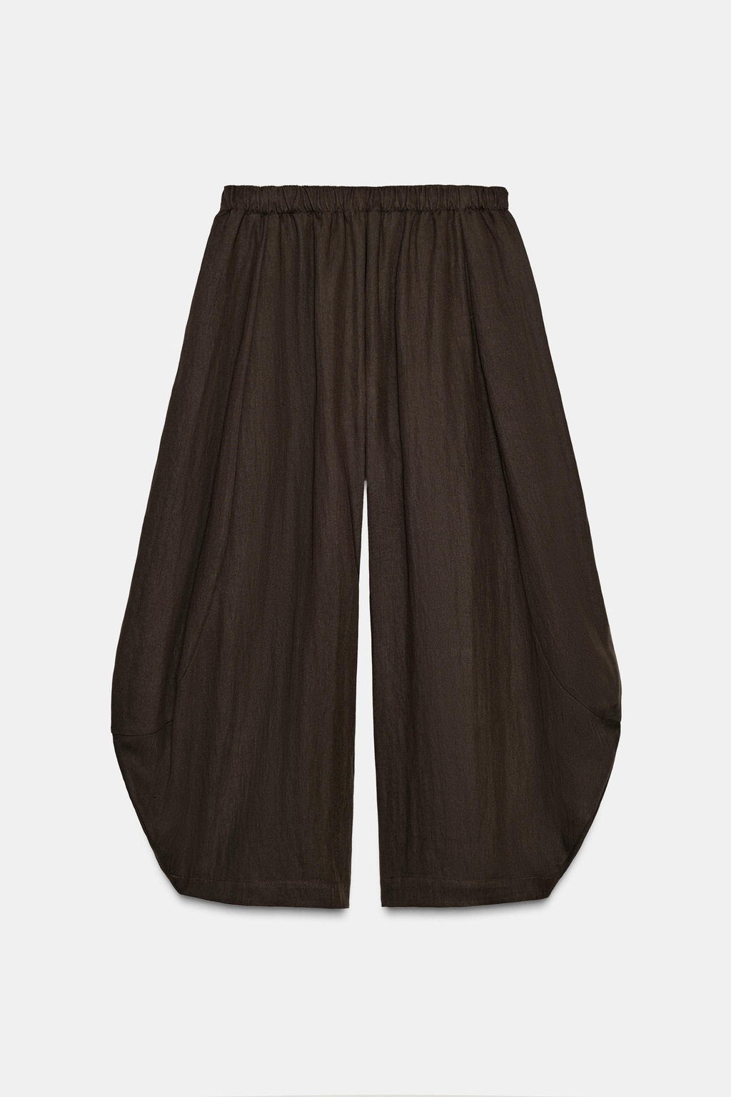ZW COLLECTION TEXTURED VOLUME TROUSERS - Zara фото 7