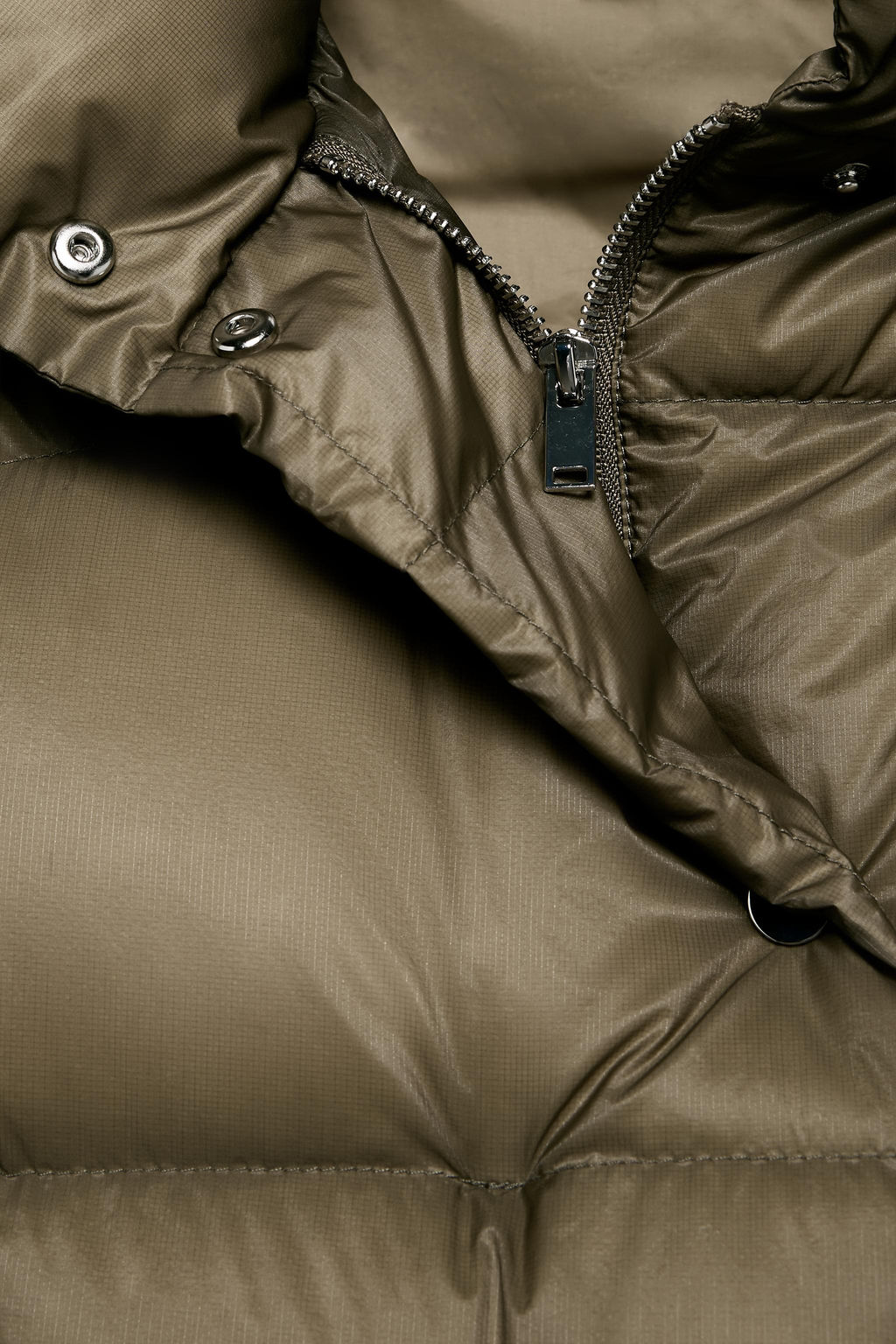 SHORT WATER-REPELLENT WINDPROOF PUFFER JACKET - Zara фото 8