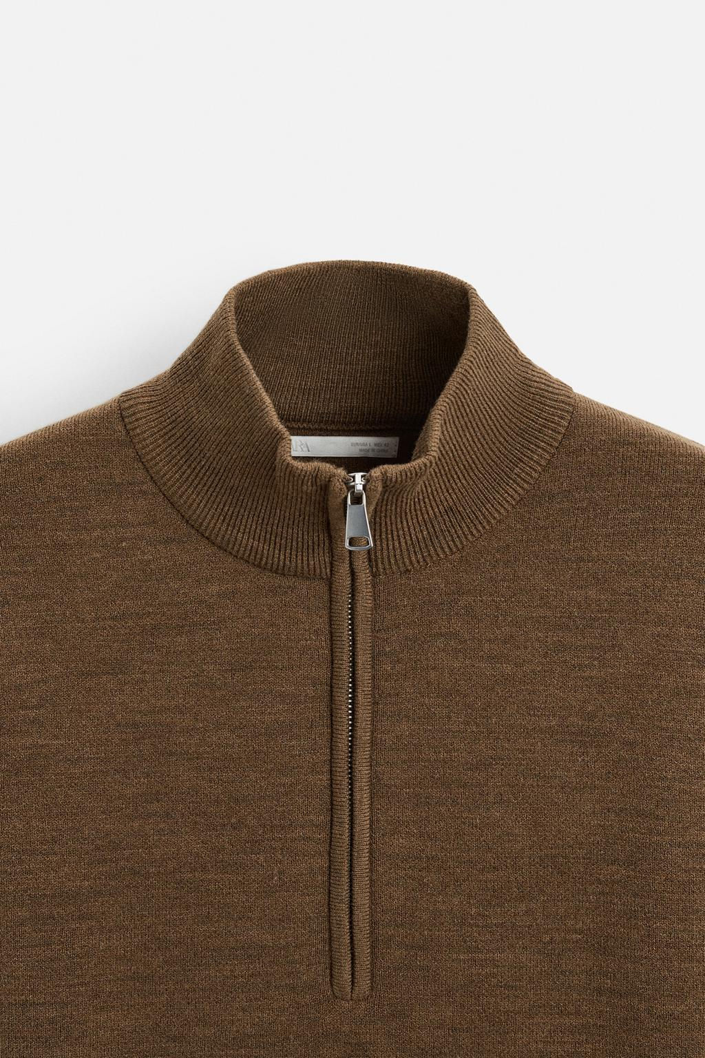 QUARTER ZIP JUMPER - Zara фото 17