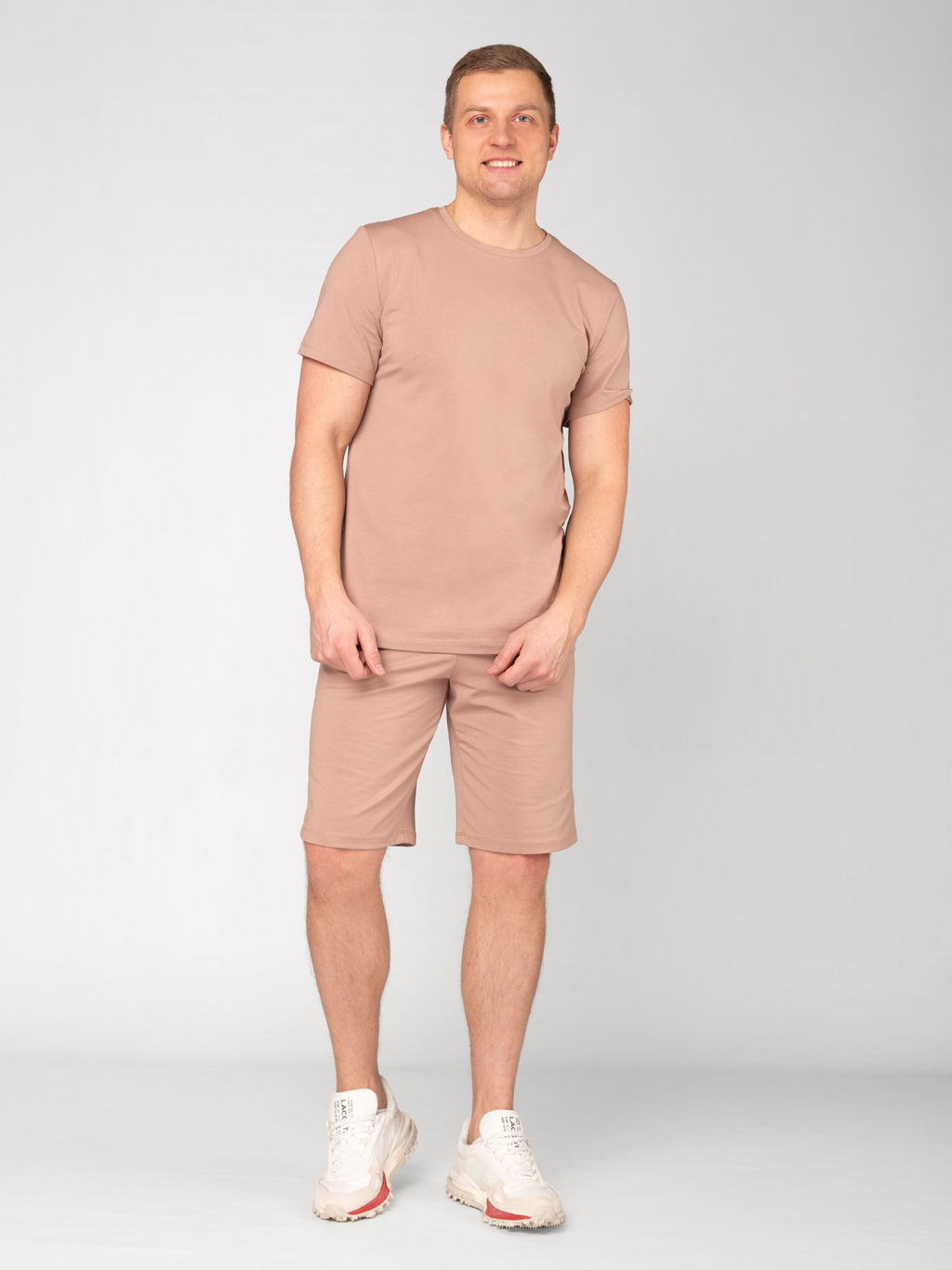 Костюм мужской кулирка с лайкрой ЛУКАС КОФЕ - Domtrik фото 3