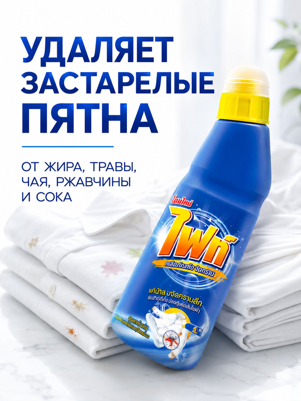 Средство для Выведения Пятен Fight Stain Remover LION 220 мл фото 6