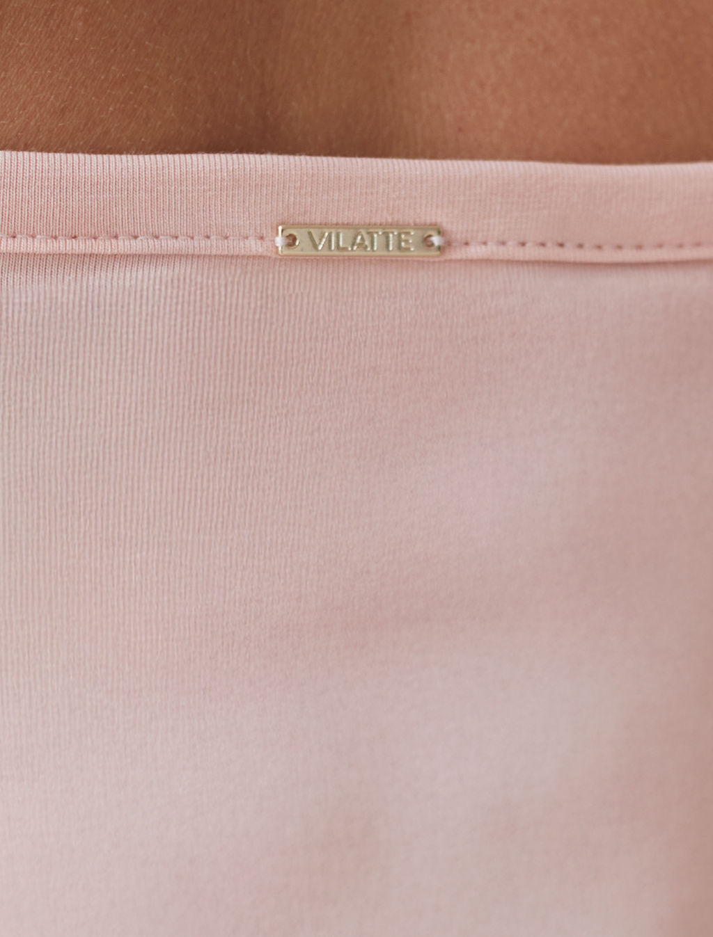 Топ с двуслойной зоной бра на бретелях из хлопка - Vilatte фото 2