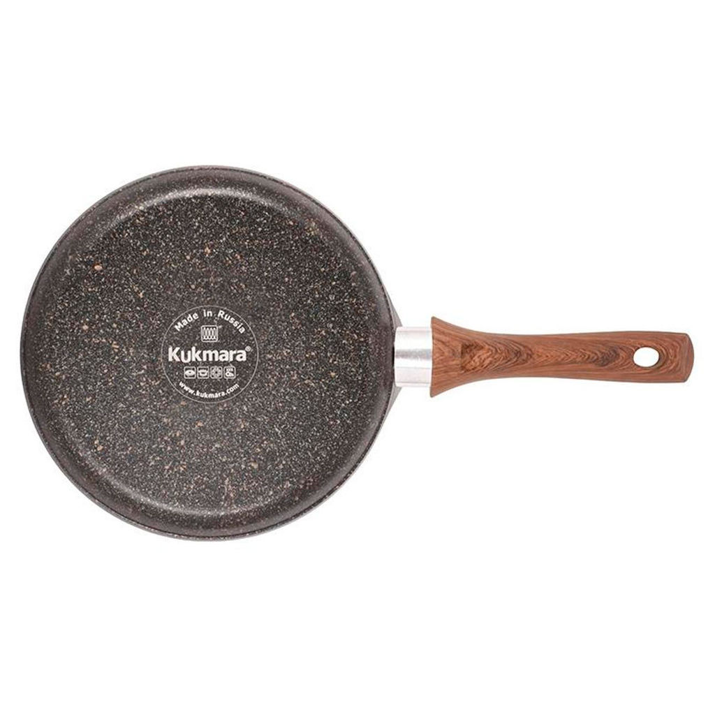Сковорода блинная алюмин. 220мм с ручкой(АП) "Granit ultra Induction"original (сбгои222а) (Кукмара)