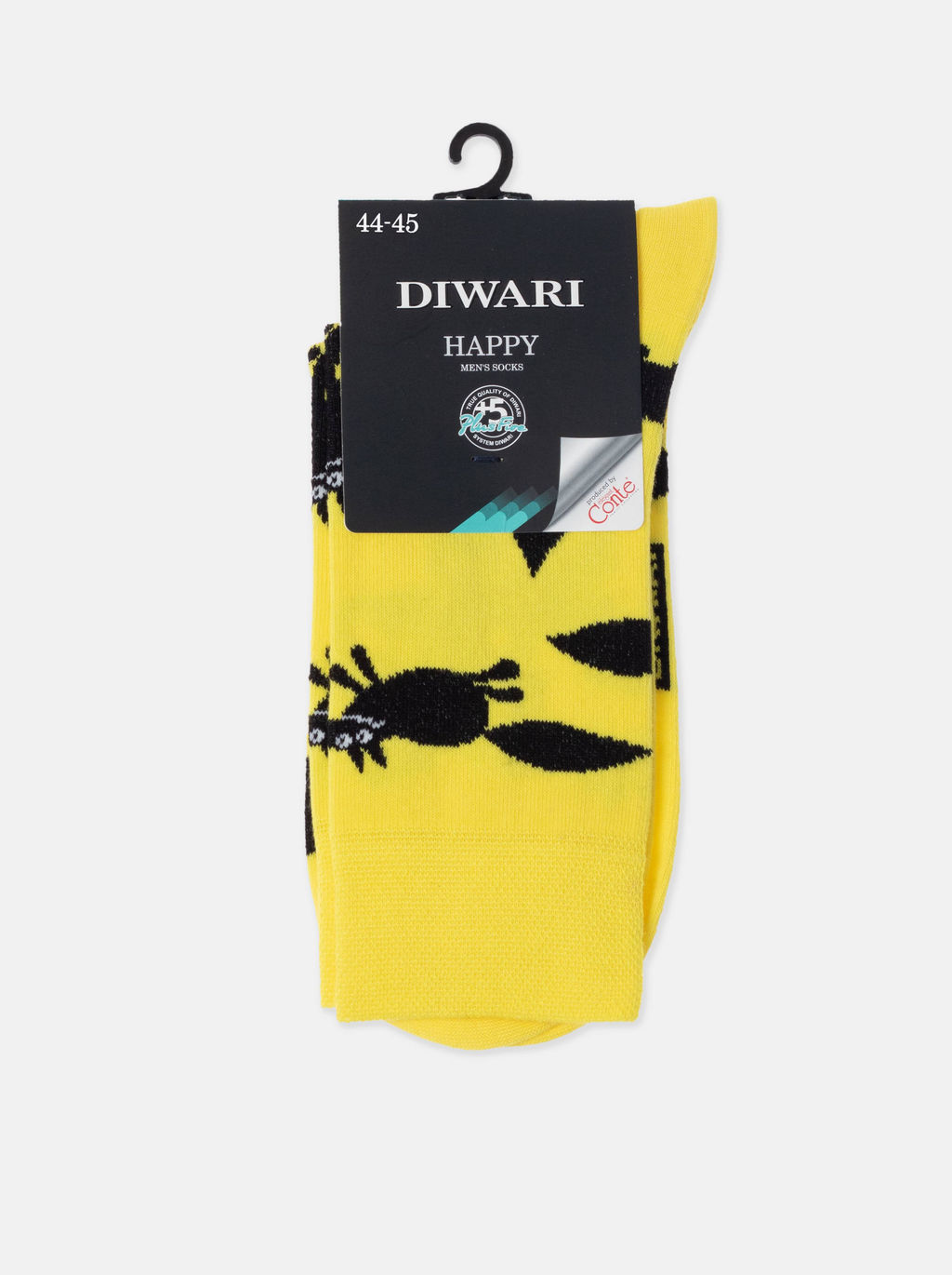 Цена за 2 пары. Носки мужские DIWARI HAPPY Хлопковые носки с рисунками - Conte elegant фото 5
