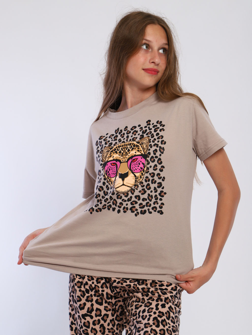 Комплект для девочки Леопард Ладошки фото 20