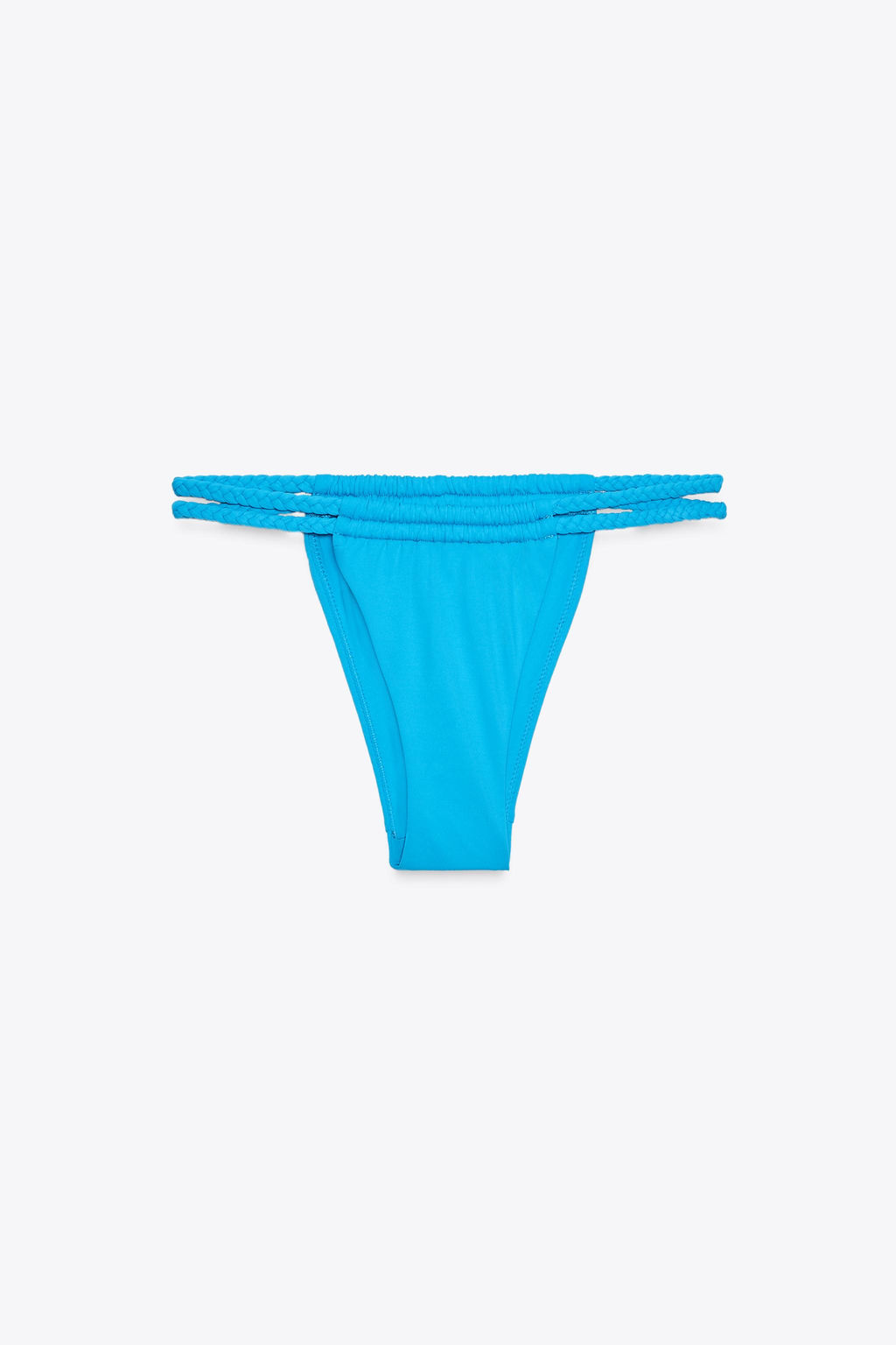 BRAIDED TIE-SIDE BIKINI BOTTOMS - Zara фото 7