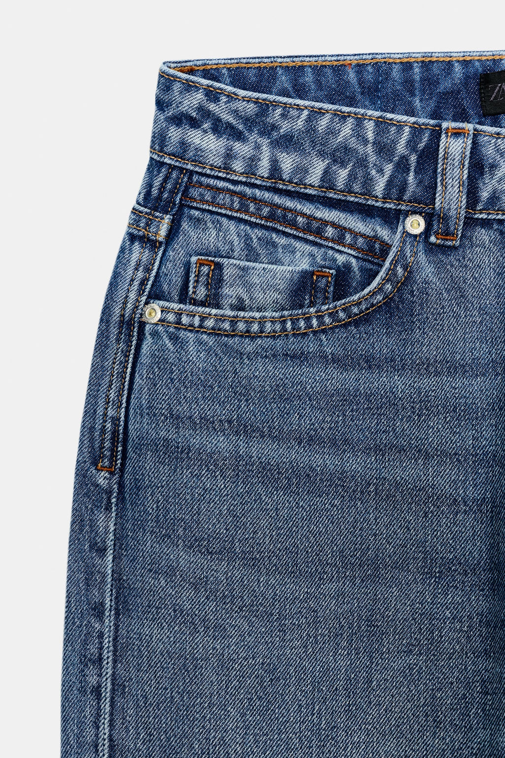 JEANS Z1975 STRAIGHT HIGH WAIST LONG LENGTH - Zara фото 28
