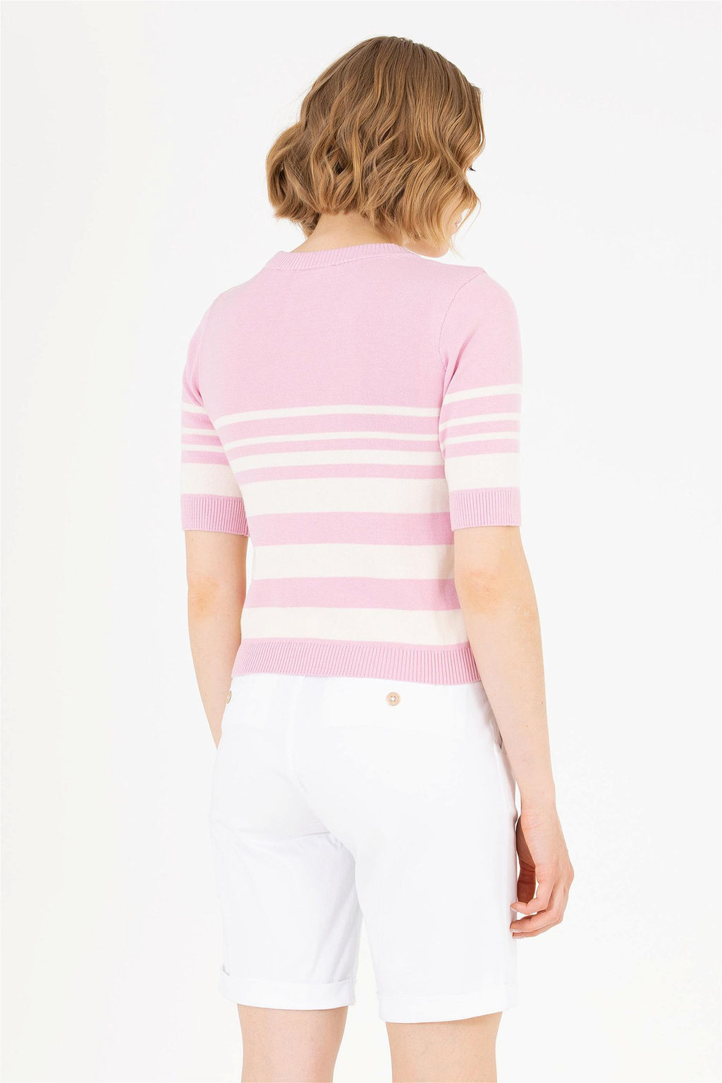 U. S. Polo Assn Женский свитер с круглым вырезом Магнолия - U.s. polo assn фото 12