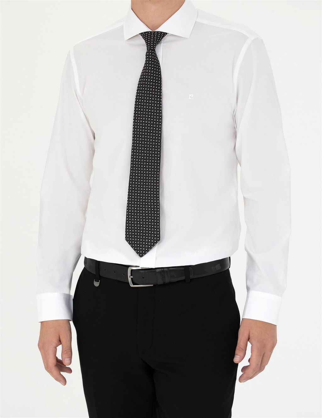 Beyaz Slim Fit Uzun Kollu G_mlek