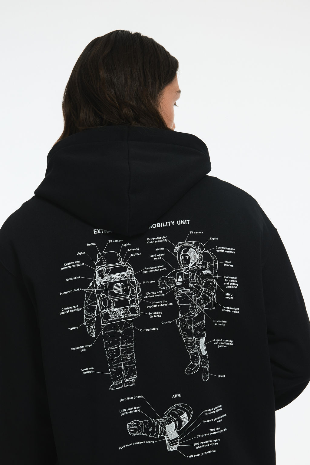 Sudadera con capucha y estampado Loose Fit - H&m фото 4