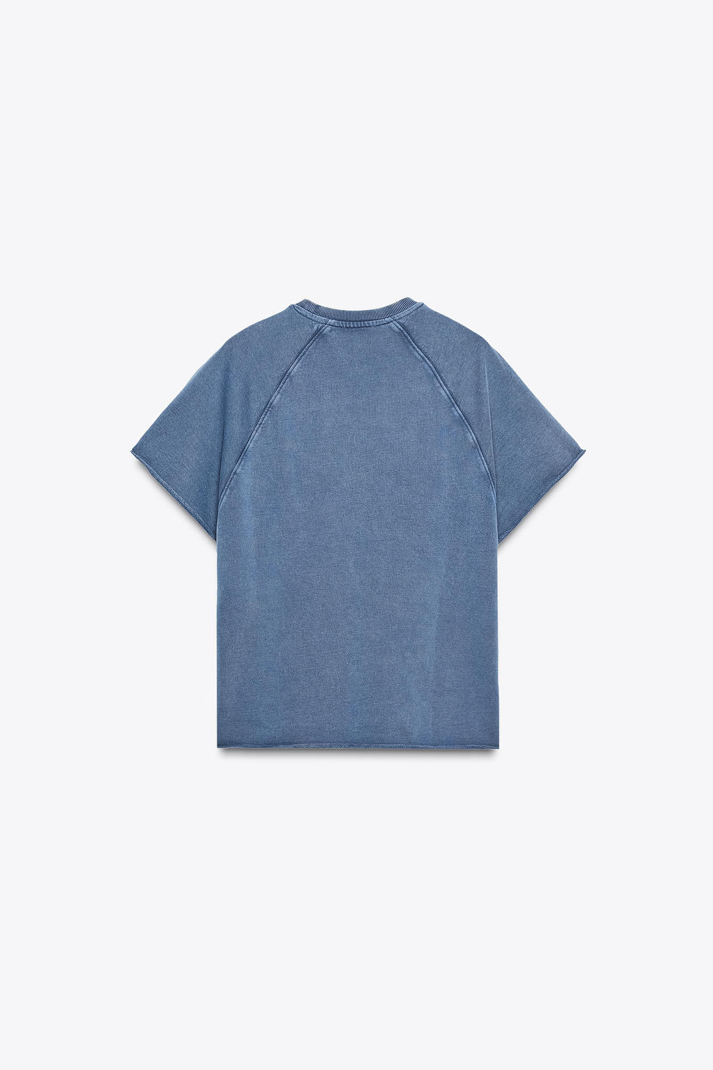 WASHED-EFFECT TEXT PLUSH SWEATSHIRT - Zara фото 20