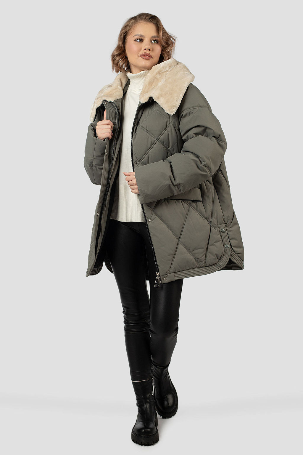 05-2255 Куртка женская зимняя (биопух 250) - El podio фото 4