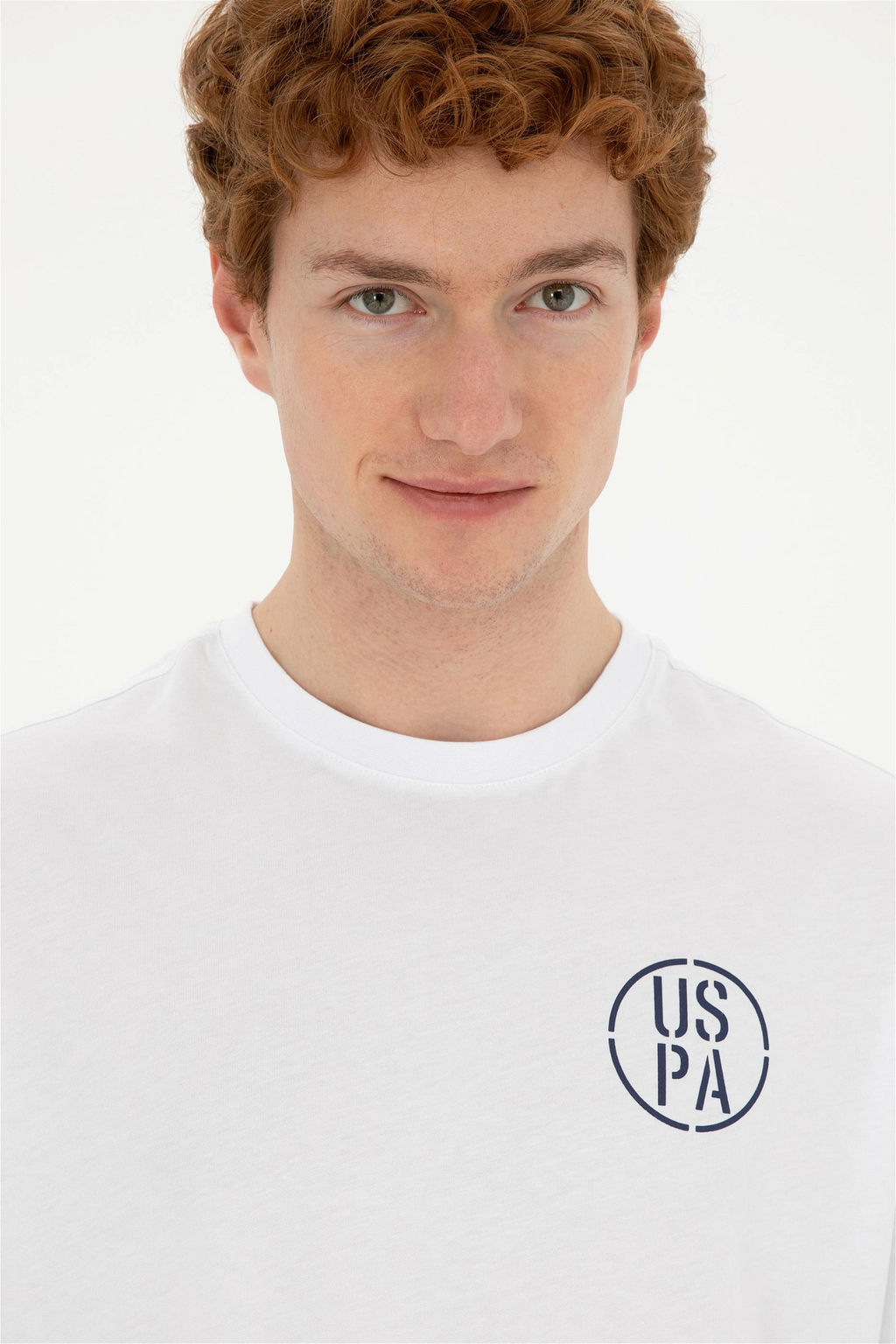 Футболка мужская U.S. Polo Assn хлопок белая  фото 2