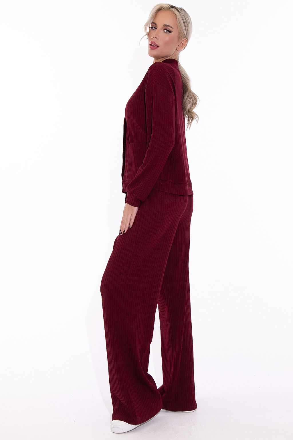 Костюм Модная осень (бордовый) - Эльза фото 6