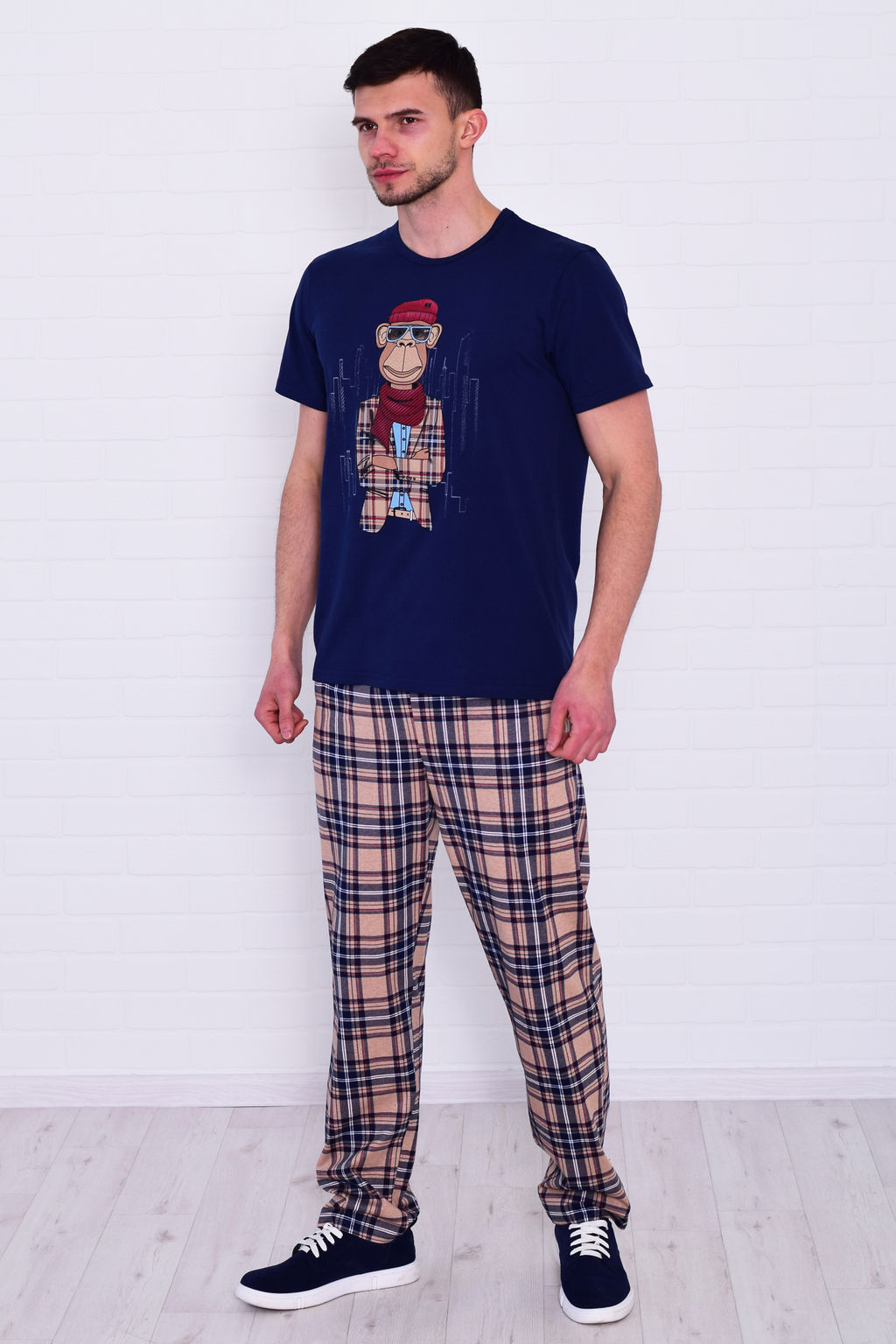 Костюм мужской 9-200 (темно-синий) Monkey - Новое кимоно фото 3