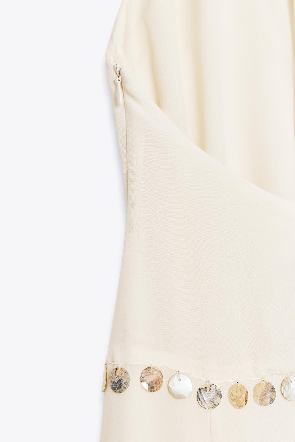 BEADED HALTER MIDI DRESS - Zara фото 8