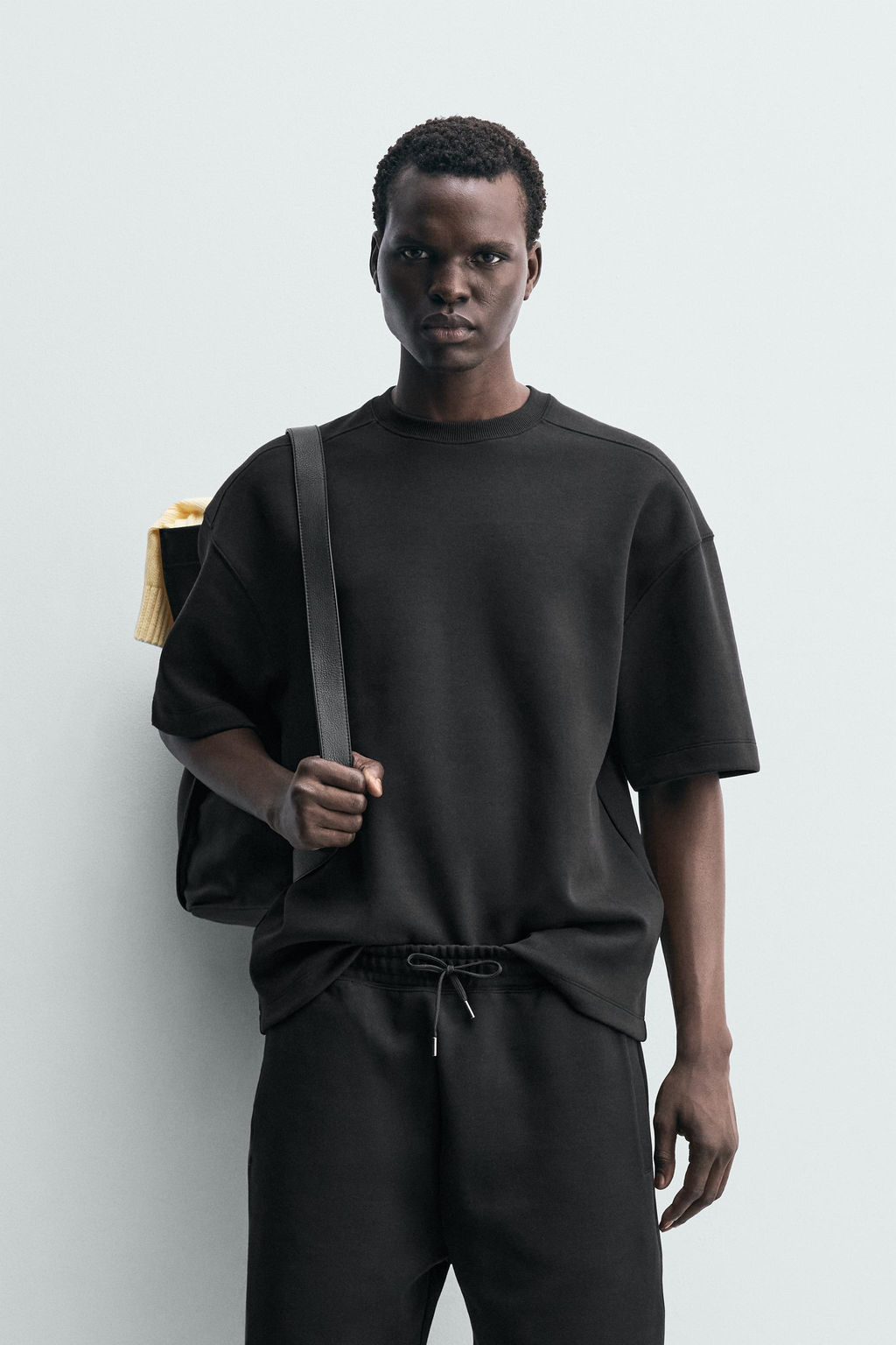 TECHNICAL QUARTER-ZIP SWEATSHIRT - Zara фото 10