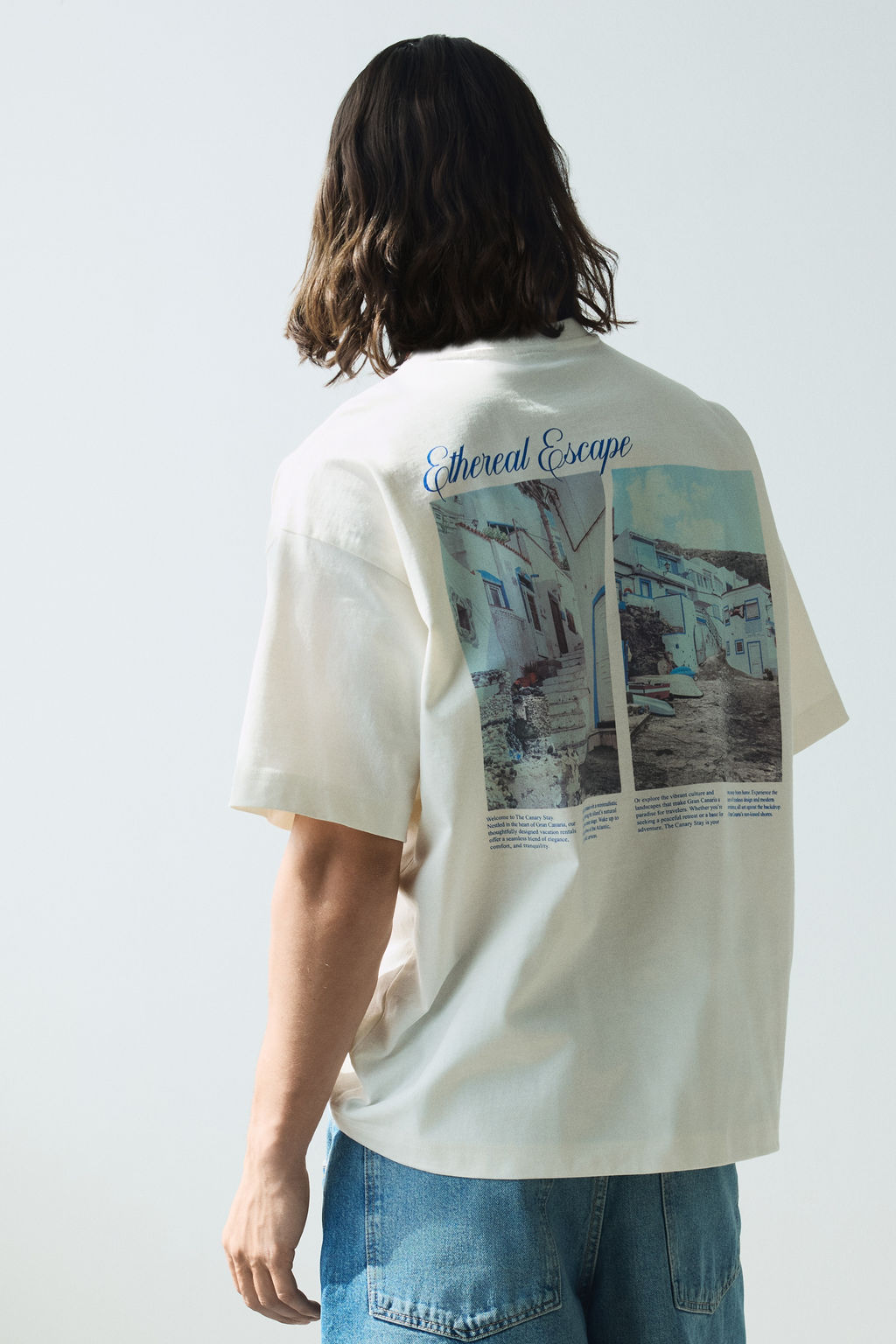 Camiseta con estampado Oversized Fit - H&m фото 8