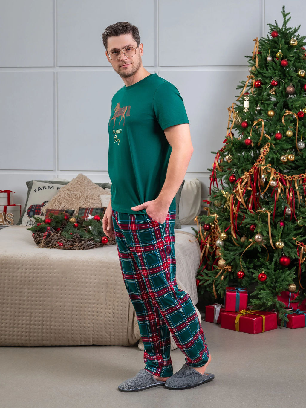 Костюм мужской Щелкунчик Конь Зеленый - Modamica фото 3